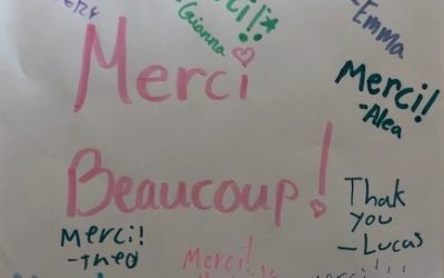 Jacques teaches the Sixth Graders